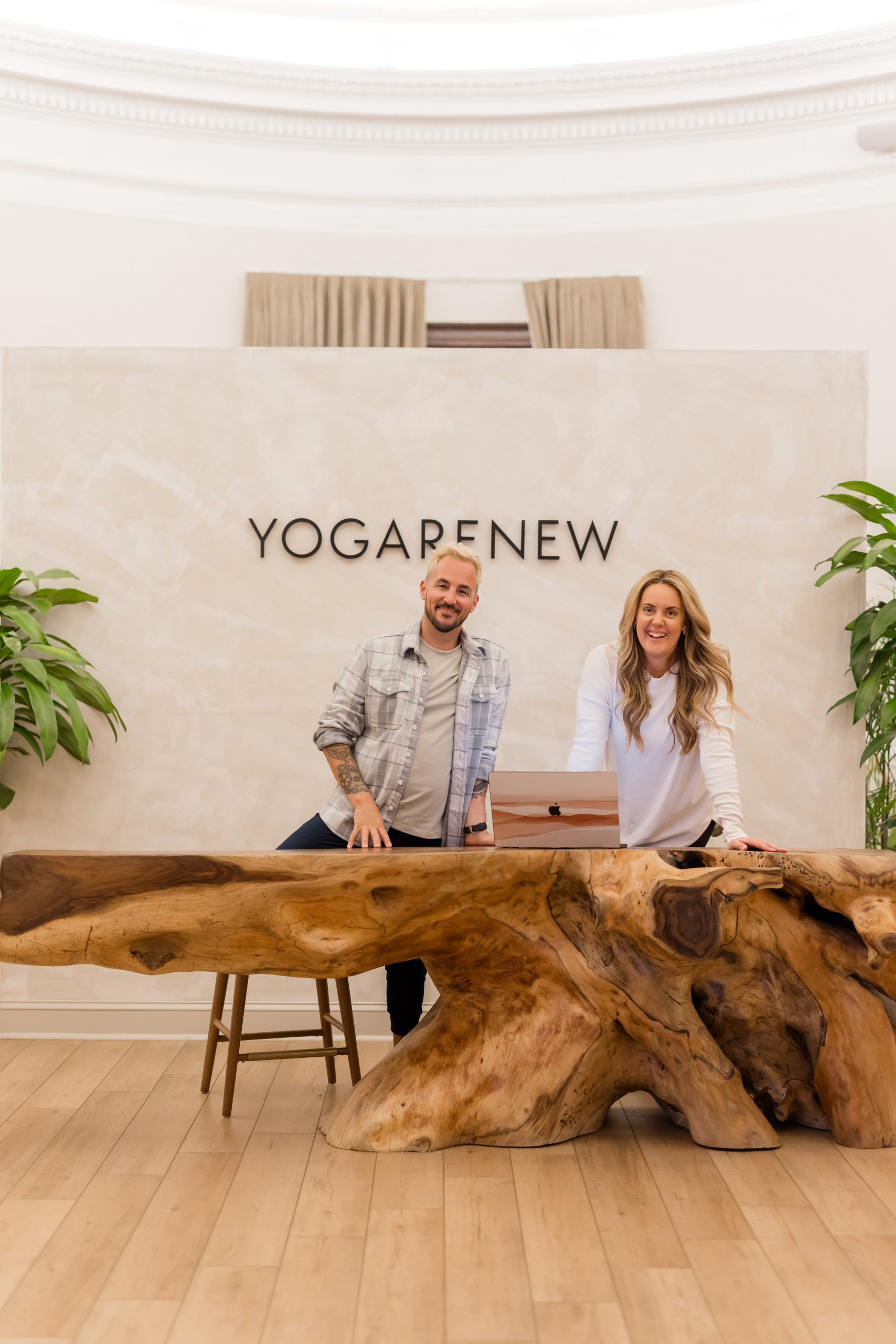 Kate Lombardo and Patrick Franco of YogaRenew