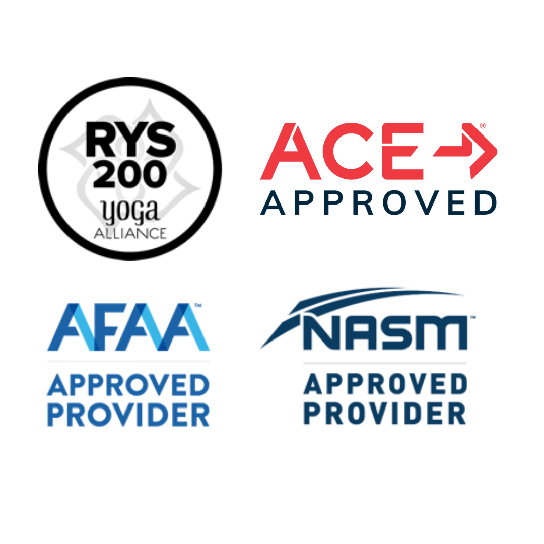 Yoga Alliance NASM ACE AFAA Partner